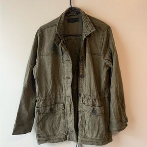 Lucky Brand Khaki Green Utility Jacket